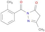 3H-Pyrazol-3-one, 2,4-dihydro-5-methyl-2-(2-methylbenzoyl)-