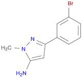 1H-Pyrazol-5-amine, 3-(3-bromophenyl)-1-methyl-