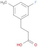 Benzenepropanoic acid, 3-fluoro-5-methyl-