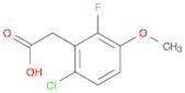 Benzeneacetic acid, 6-chloro-2-fluoro-3-methoxy-