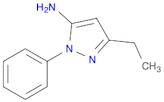 1H-Pyrazol-5-amine, 3-ethyl-1-phenyl-