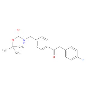 tert-Butyl 4-(2-(4-fluorophenyl)acetyl)benzylcarbamate