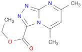 1,2,4-Triazolo[4,3-a]pyrimidine-3-carboxylic acid, 5,7-dimethyl-, ethyl ester