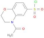 2H-1,4-Benzoxazine-6-sulfonyl chloride, 4-acetyl-3,4-dihydro-