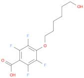 Benzoic acid, 2,3,5,6-tetrafluoro-4-[(6-hydroxyhexyl)oxy]-