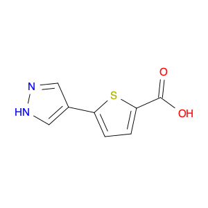 2-Thiophenecarboxylic acid, 5-(1H-pyrazol-4-yl)-