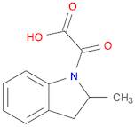 1H-Indole-1-acetic acid, 2,3-dihydro-2-methyl-α-oxo-