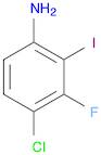 Benzenamine, 4-chloro-3-fluoro-2-iodo-