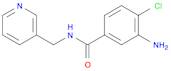 Benzamide, 3-amino-4-chloro-N-(3-pyridinylmethyl)-