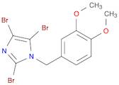 1H-Imidazole, 2,4,5-tribromo-1-[(3,4-dimethoxyphenyl)methyl]-