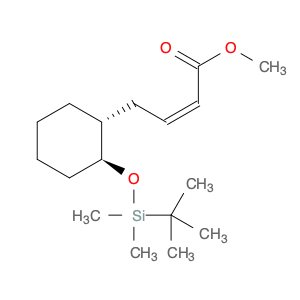 2-Butenoic acid, 4-[2-[[(1,1-dimethylethyl)dimethylsilyl]oxy]cyclohexyl]-, methyl ester, [1α(Z),2β…