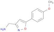 3-Isoxazolemethanamine, 5-(4-methoxyphenyl)-