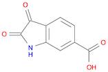 1H-Indole-6-carboxylic acid, 2,3-dihydro-2,3-dioxo-