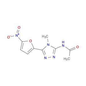Acetamide, N-[4-methyl-5-(5-nitro-2-furanyl)-4H-1,2,4-triazol-3-yl]-