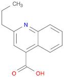 4-Quinolinecarboxylic acid, 2-propyl-