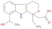 Pyrano[3,4-b]indole-1-acetic acid, 1-ethyl-1,3,4,9-tetrahydro-8-(1-hydroxyethyl)-