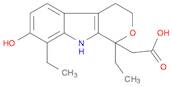 Pyrano[3,4-b]indole-1-acetic acid, 1,8-diethyl-1,3,4,9-tetrahydro-7-hydroxy-