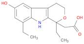 Pyrano[3,4-b]indole-1-acetic acid, 1,8-diethyl-1,3,4,9-tetrahydro-6-hydroxy-