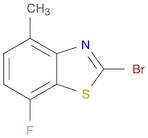 Benzothiazole, 2-bromo-7-fluoro-4-methyl-