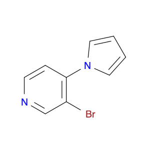 Pyridine, 3-bromo-4-(1H-pyrrol-1-yl)-