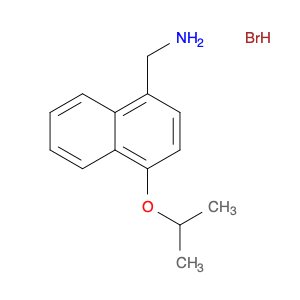 1-Naphthalenemethanamine,4-(1-methylethoxy)-, hydrobromide (1:1)