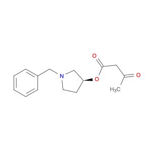 Butanoic acid, 3-oxo-, (3S)-1-(phenylmethyl)-3-pyrrolidinyl ester