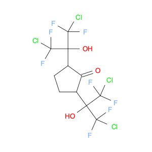 Cyclopentanone, 2,5-bis[2-chloro-1-(chlorodifluoromethyl)-2,2-difluoro-1-hydroxyethyl]-