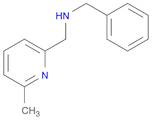 2-Pyridinemethanamine, 6-methyl-N-(phenylmethyl)-