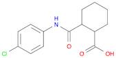 Cyclohexanecarboxylic acid, 2-[[(4-chlorophenyl)amino]carbonyl]-