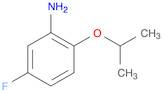 Benzenamine, 5-fluoro-2-(1-methylethoxy)-