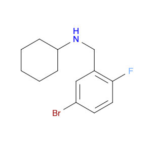 Benzenemethanamine, 5-bromo-N-cyclohexyl-2-fluoro-