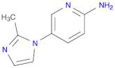 2-Pyridinamine, 5-(2-methyl-1H-imidazol-1-yl)-