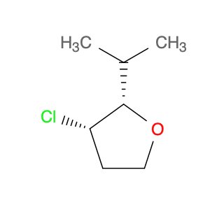 Furan, 3-chlorotetrahydro-2-(1-methylethyl)-, cis- (9CI)