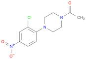 Ethanone, 1-[4-(2-chloro-4-nitrophenyl)-1-piperazinyl]-