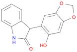 2H-Indol-2-one, 1,3-dihydro-3-(6-hydroxy-1,3-benzodioxol-5-yl)-