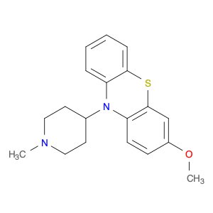10H-Phenothiazine, 3-methoxy-10-(1-methyl-4-piperidinyl)-