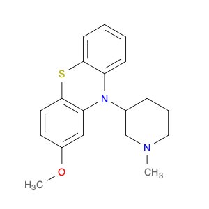 10H-Phenothiazine, 2-methoxy-10-(1-methyl-3-piperidinyl)-