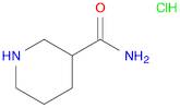 3-Piperidinecarboxamide, hydrochloride (1:1)