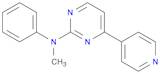 2-Pyrimidinamine, N-methyl-N-phenyl-4-(4-pyridinyl)-