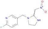 Pyridine, 2-fluoro-5-[[2-(nitromethylene)-1-imidazolidinyl]methyl]-