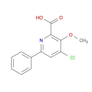 4-Chloro-3-methoxy-6-phenylpicolinic acid