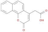 2H-Naphtho[1,2-b]pyran-4-acetic acid, 2-oxo-