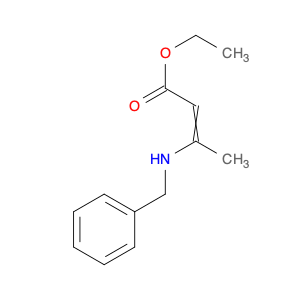 2-Butenoic acid, 3-[(phenylmethyl)amino]-, ethyl ester