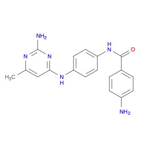 4-Amino-N-(4-((2-amino-6-methylpyrimidin-4-yl)amino)phenyl)benzamide