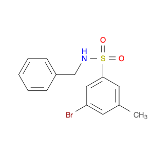 Benzenesulfonamide, 3-bromo-5-methyl-N-(phenylmethyl)-