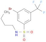 Benzenesulfonamide, 3-bromo-N-butyl-5-(trifluoromethyl)-