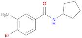 Benzamide, 4-bromo-N-cyclopentyl-3-methyl-