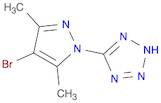 2H-Tetrazole, 5-(4-bromo-3,5-dimethyl-1H-pyrazol-1-yl)-