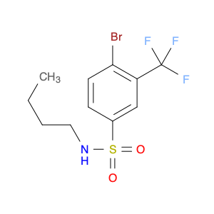 Benzenesulfonamide, 4-bromo-N-butyl-3-(trifluoromethyl)-