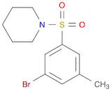 Piperidine, 1-[(3-bromo-5-methylphenyl)sulfonyl]-